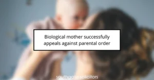 Biological mother appeals against parental order