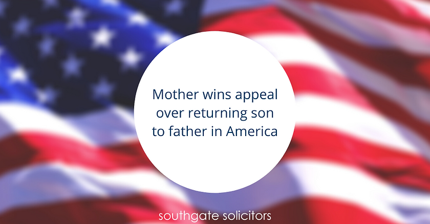 Mother wins appeal over returning son to father in America