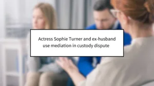 Actress Sophie Turner and Ex-Husband Use Mediation in Custody Dispute