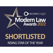 Modern Law Awards 2022 Rising start of the year - southgate solicitors